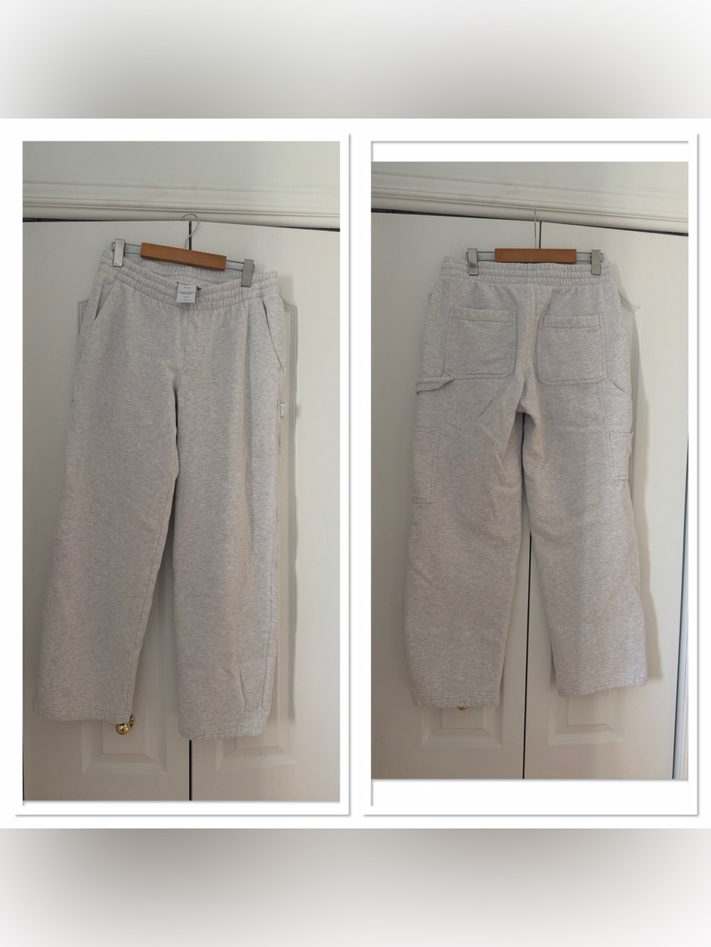 Aritzia Light Gray Cozy Sweat Joggers